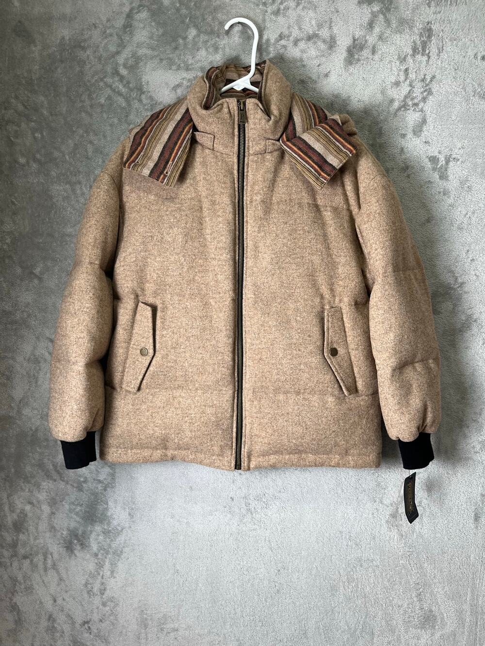 Pendleton Oak Brook Wool Down Puffer Coat Luxury Heritage Outerwear Coat XS New